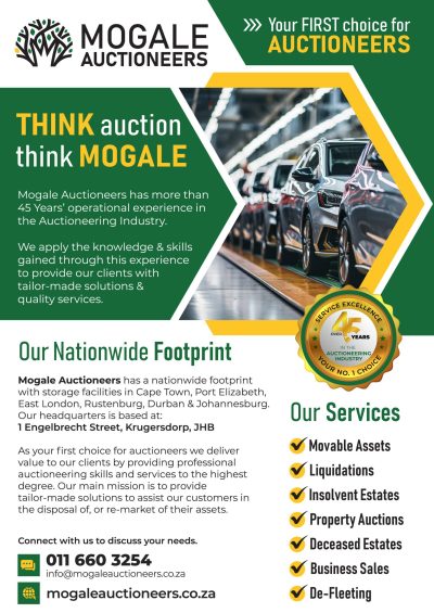 Mogale Auctioneers – Auctioneers in Krugersdorp